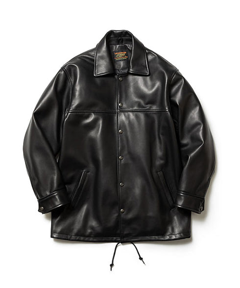 MR.OLIVE / SKOOKUM COLLABORATION / LAMB LEATHER COACH JACKET ミスターオリーブ/スクーカムコラボ / ラムレザーコーチジャケット